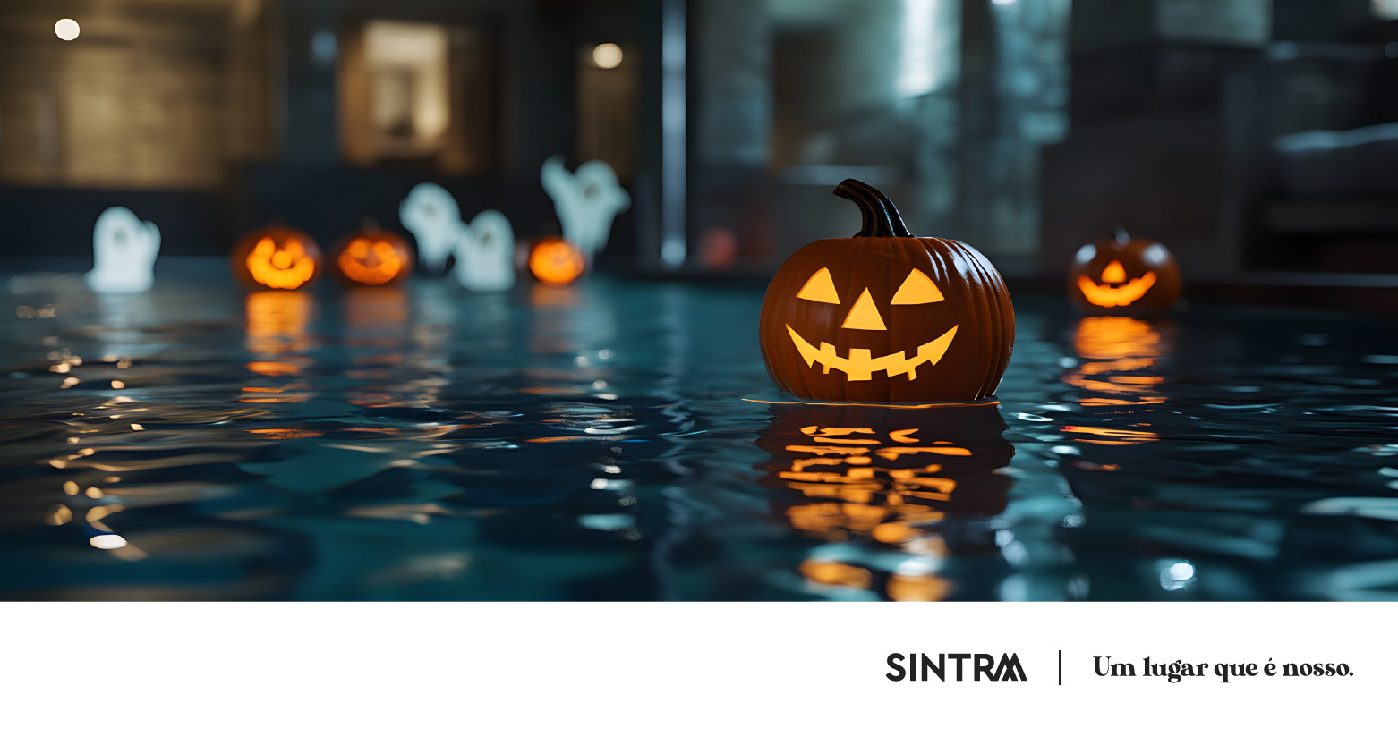 Mega aula de hidroginástica em Sintra para assinalar o Halloween